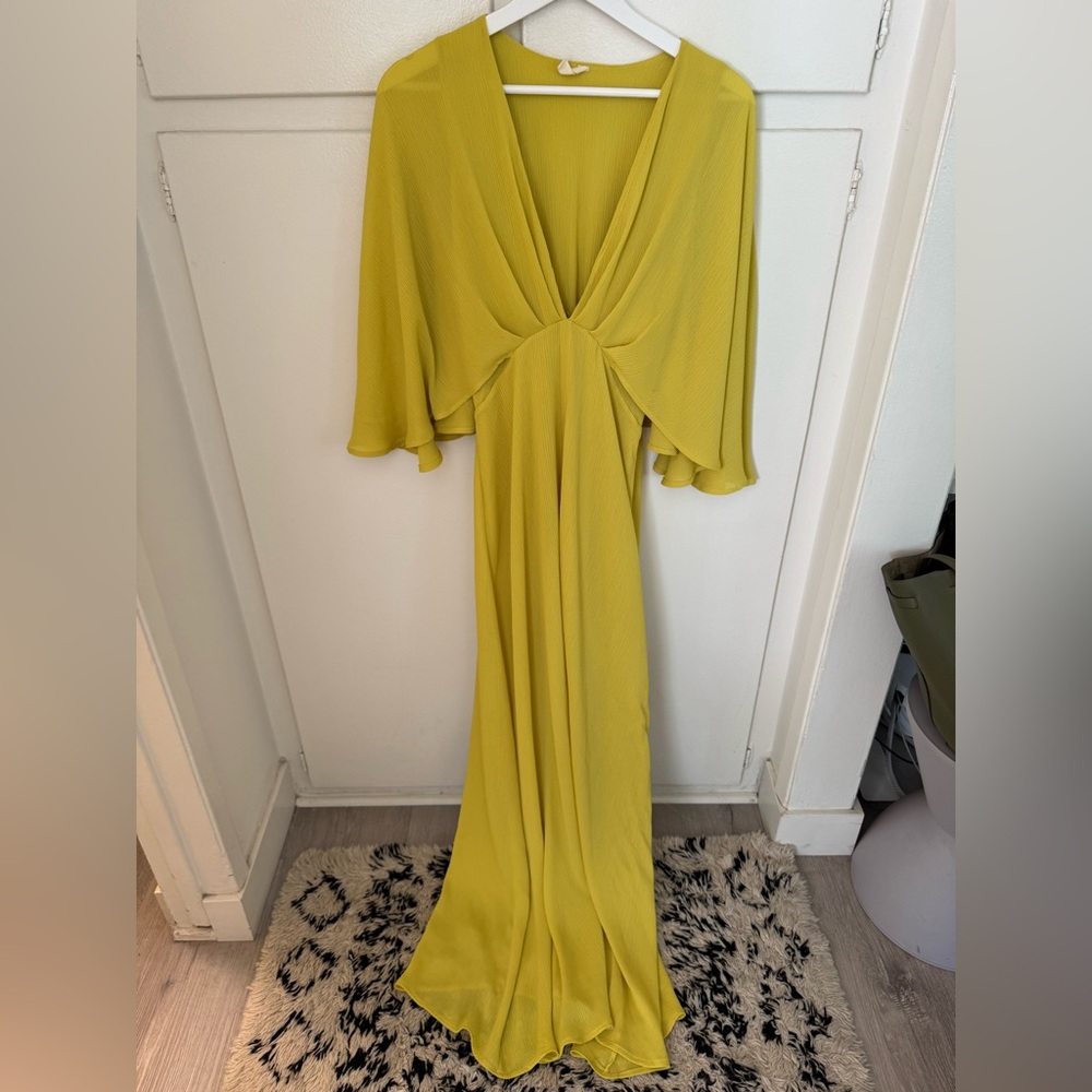 Tyche draped maxi dress